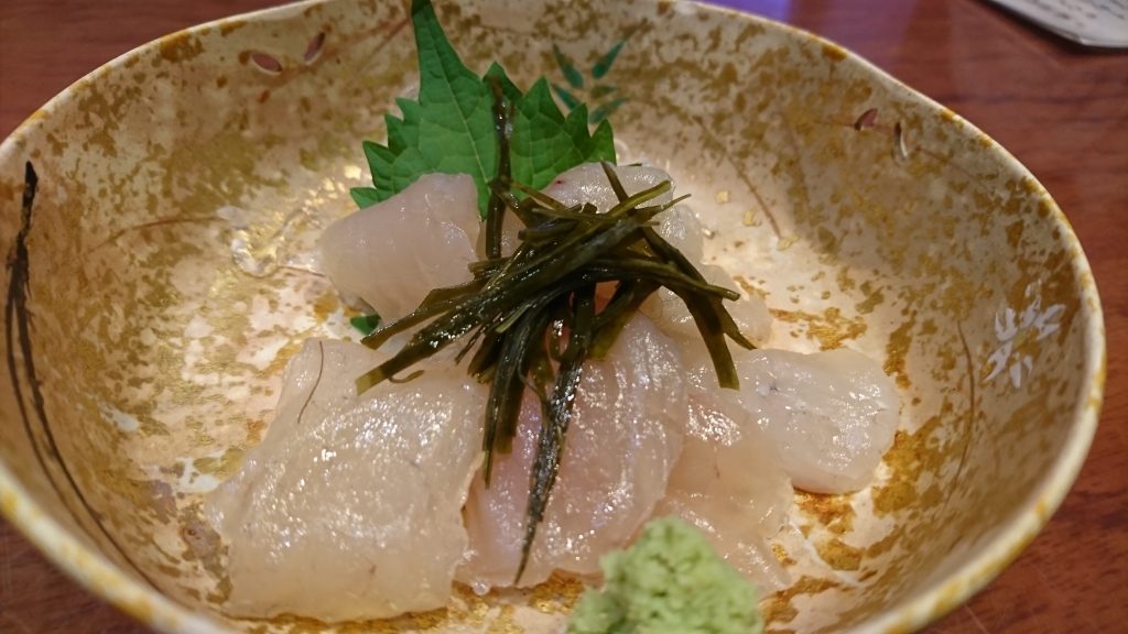 ふぐ水揚げ量日本一の石川県！　河豚の昆布〆！